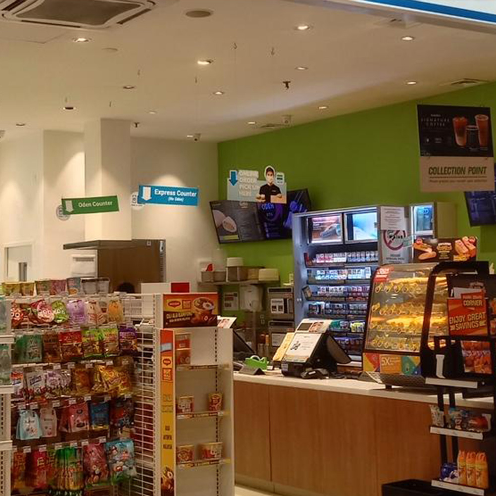 A polished commercial interior ready for customers.